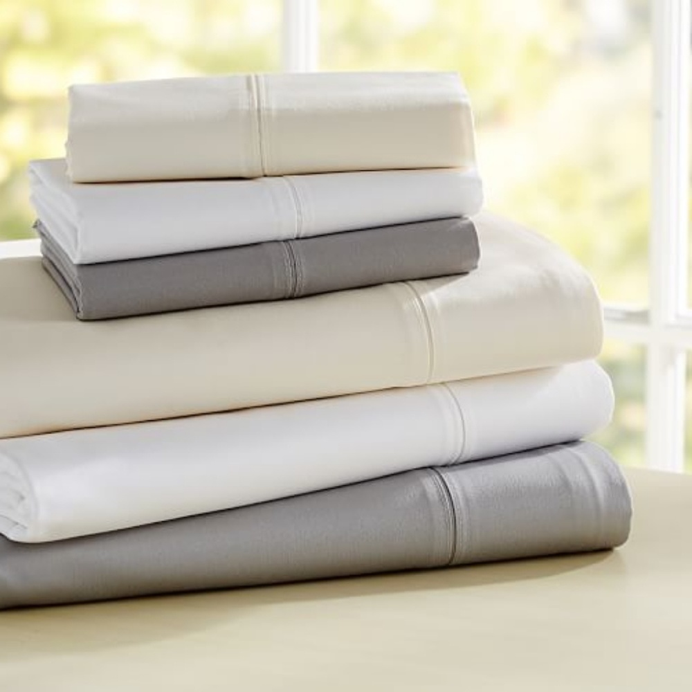 700-Thread-Count King Sheet Set - Ivory